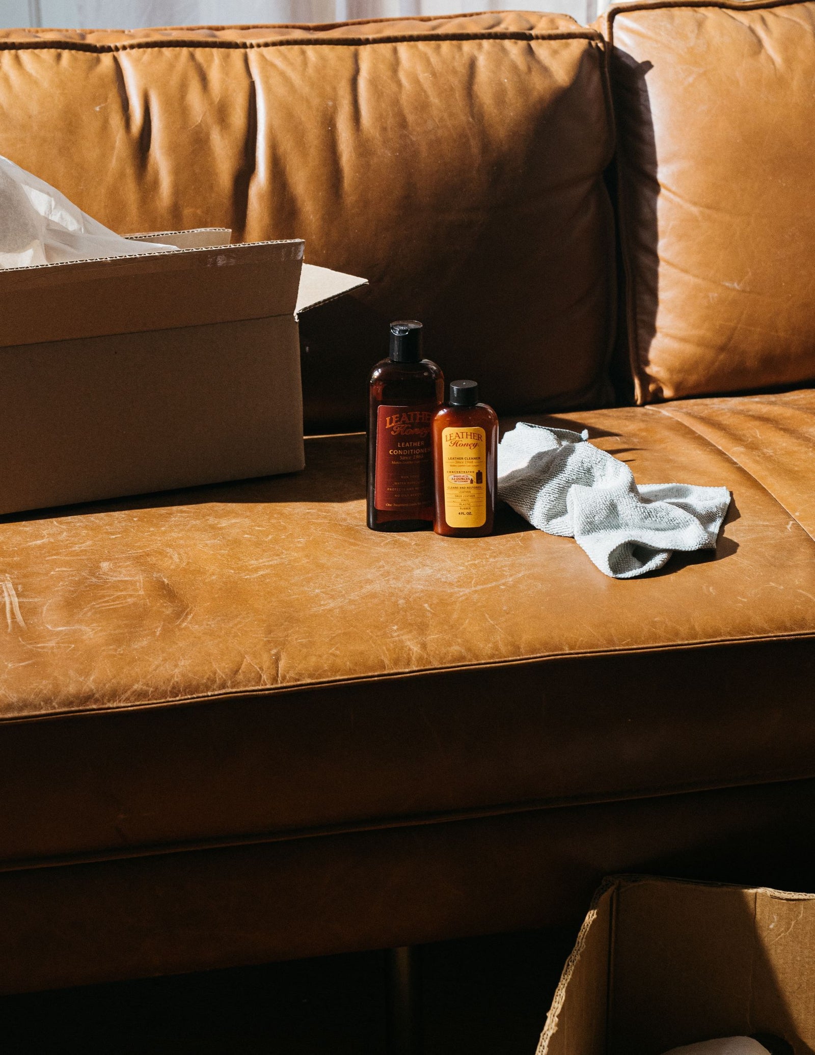 Complete Leather Care for Unfinished Leather Items