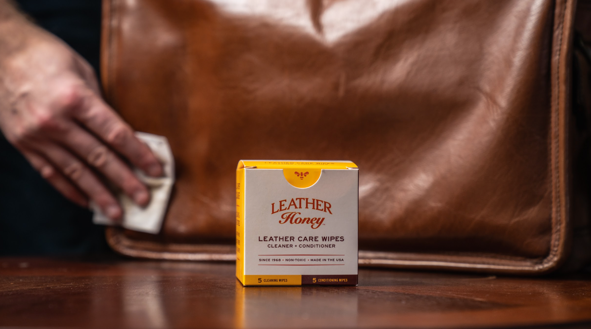 Care Leather Cleaner Wipes