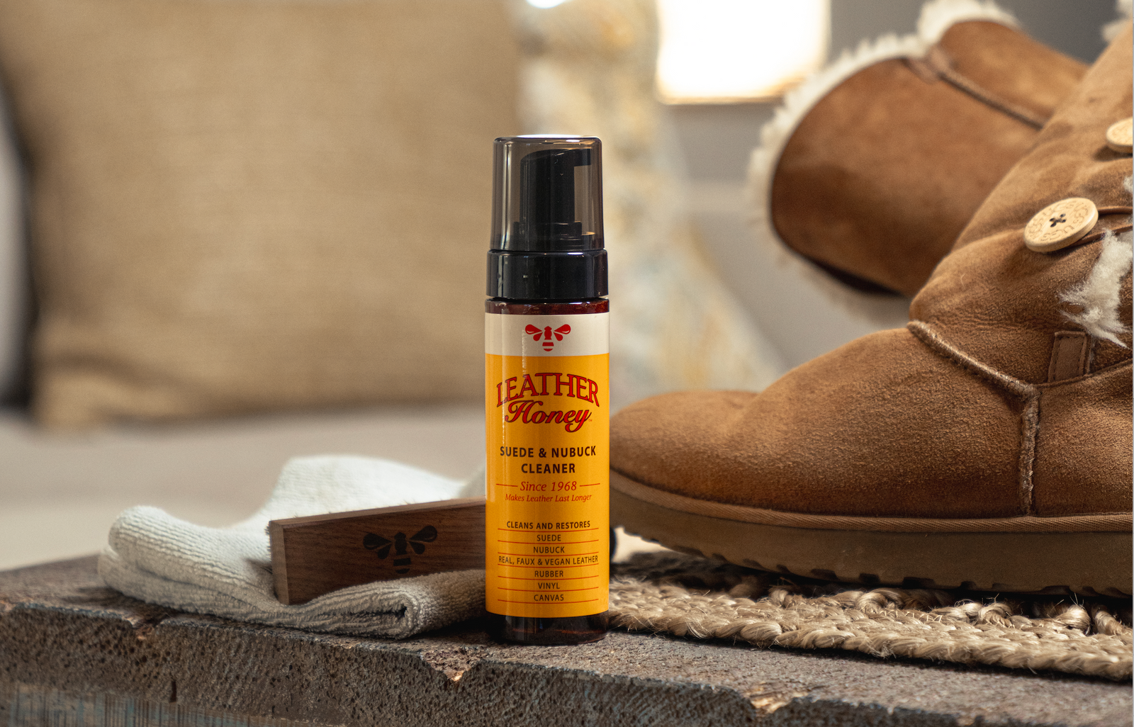 How to use Leather Honey's Suede & Nubuck Care Kit