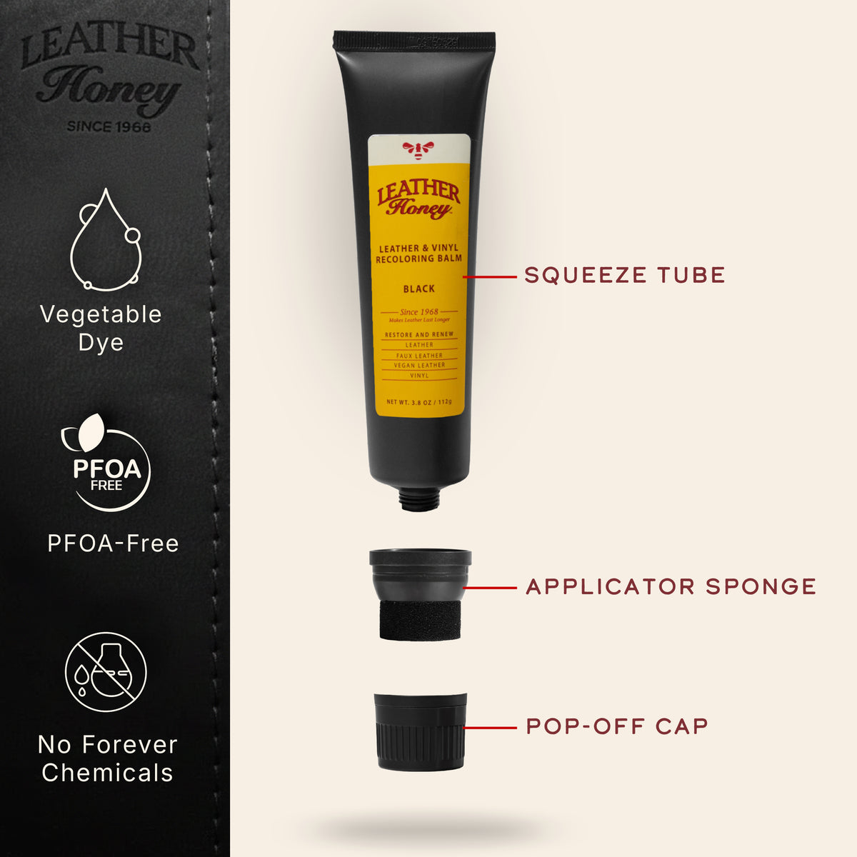 Leather & Vinyl Recoloring Balm